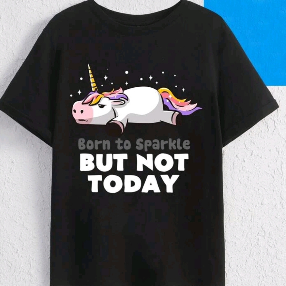 Black Unicorn Cuff Sleeve Top (20)